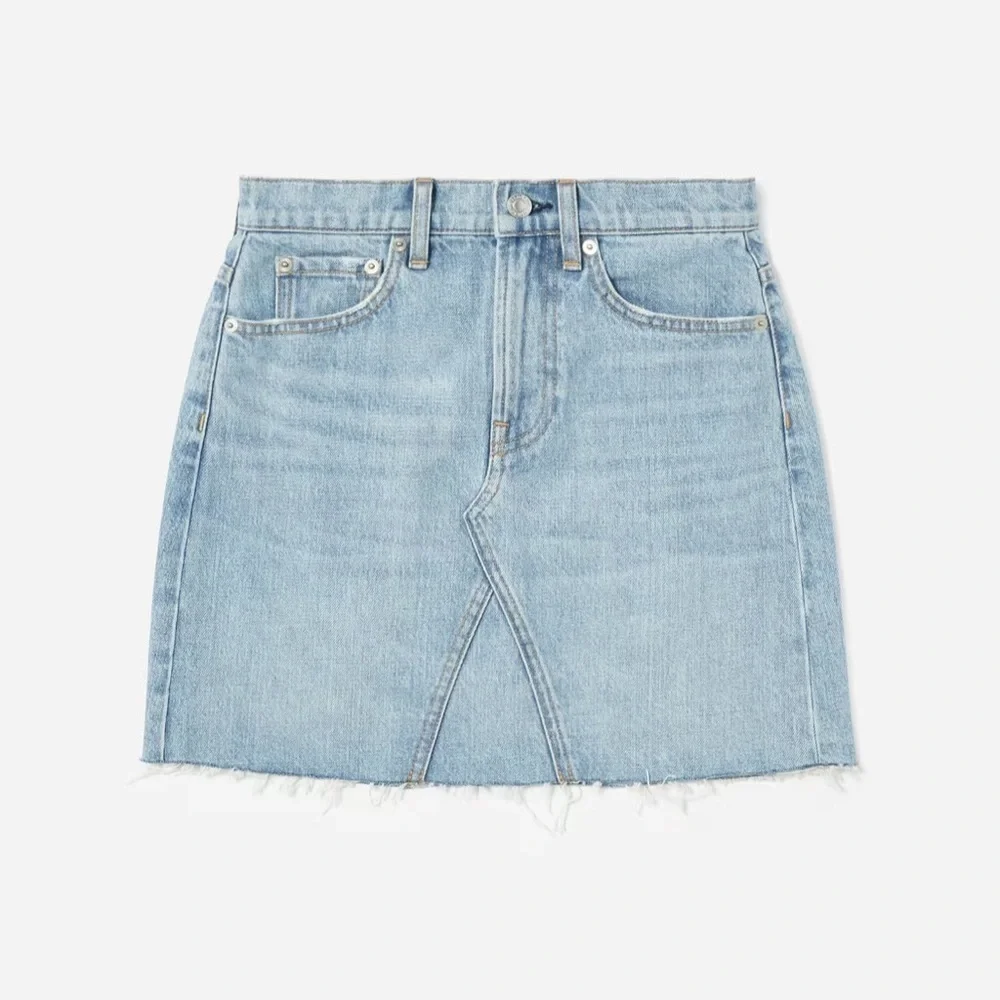 Everlane The Reconstructed Denim mini Skirt size 29
